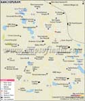 Kanchipuram City Map