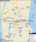 Mahabalipuram City Map