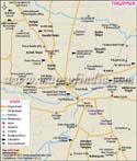 Tiruppur City Map