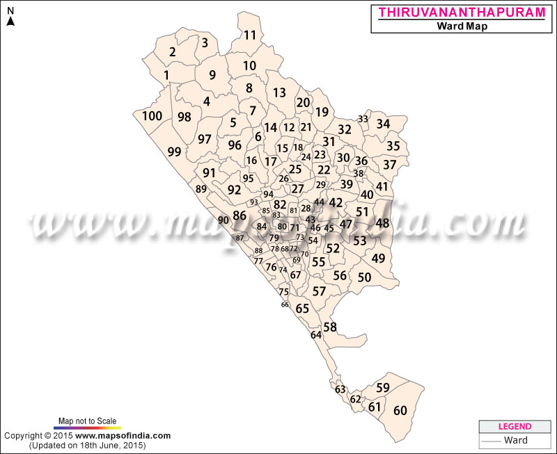 Thiruvananthapuram Ward Map
