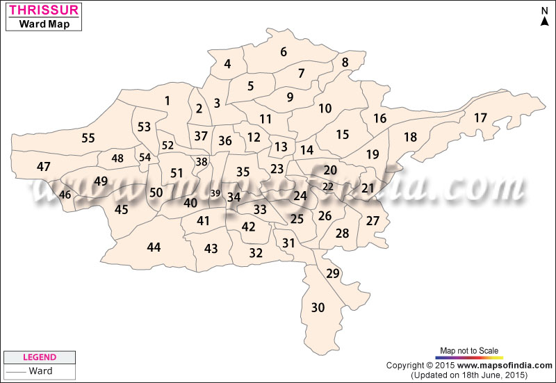 Thrissur Ward Map