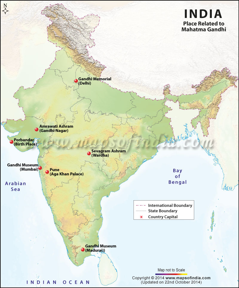 Places Related to Mahatma Gandhi