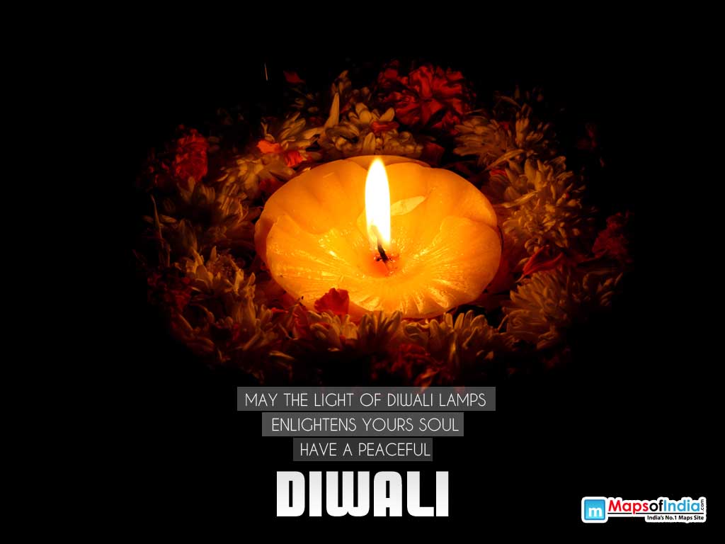 May the light of Diwali lamps enlighten your soul. Have a peaceful Diwali. 
