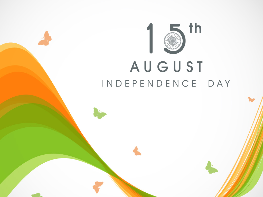 Independence day image written 15 august