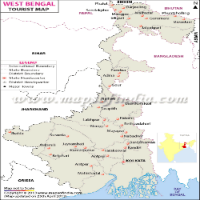 West Bengal Travel Map