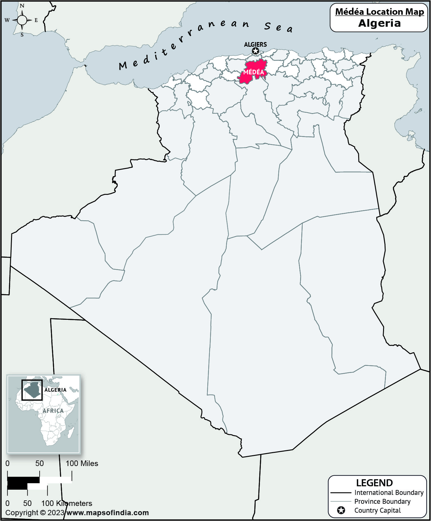 Medea Location Map