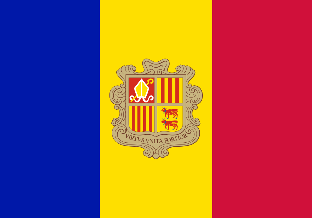 Andorra National Flag