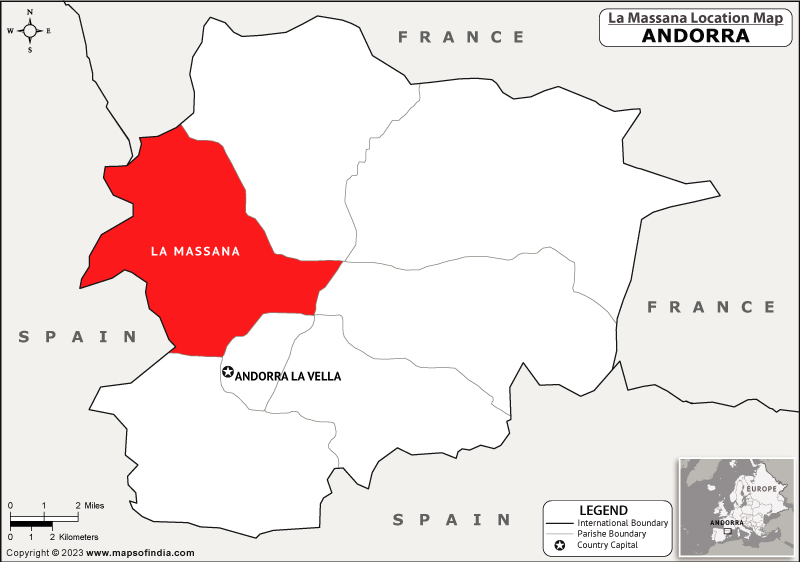 La Massana Location Map