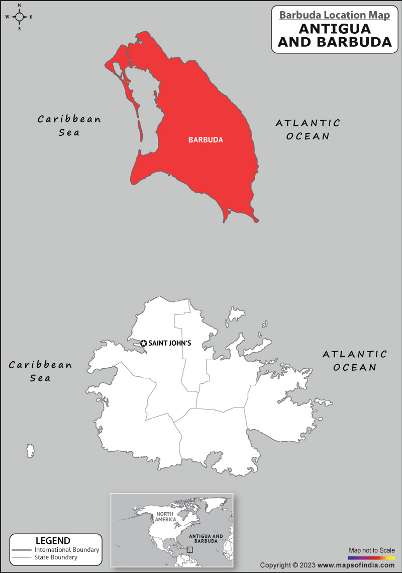 barbuda Location Map