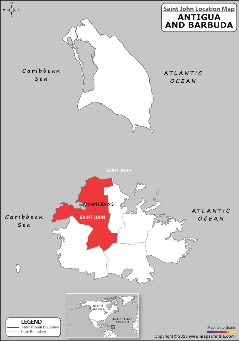saint-john Location Map
