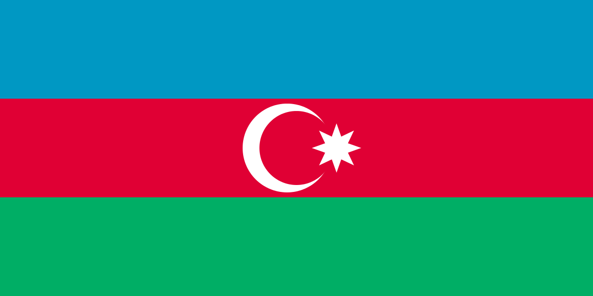 Azerbaijan National Flag