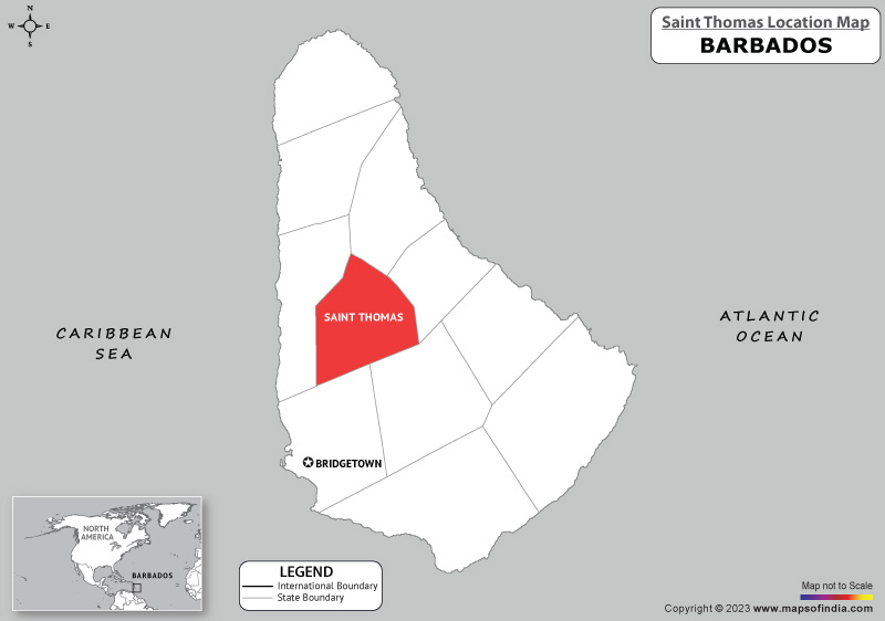 saint-thomas Location Map