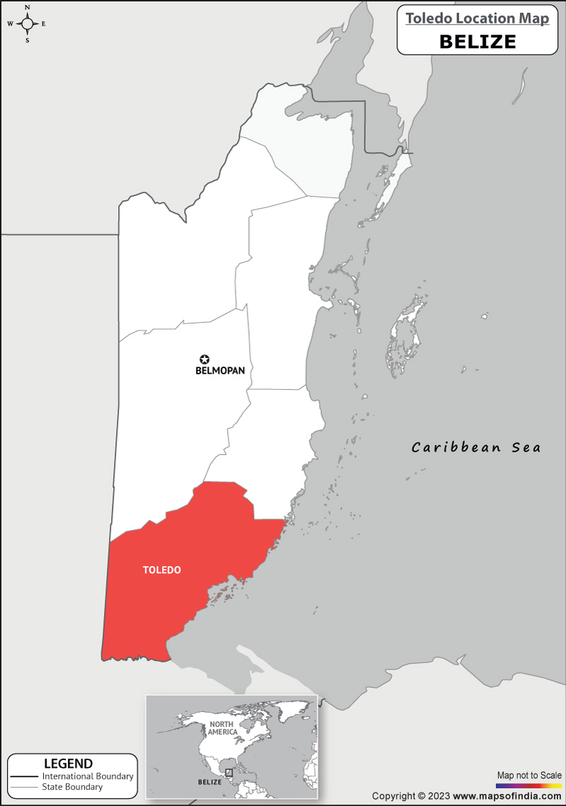 toledo Location Map