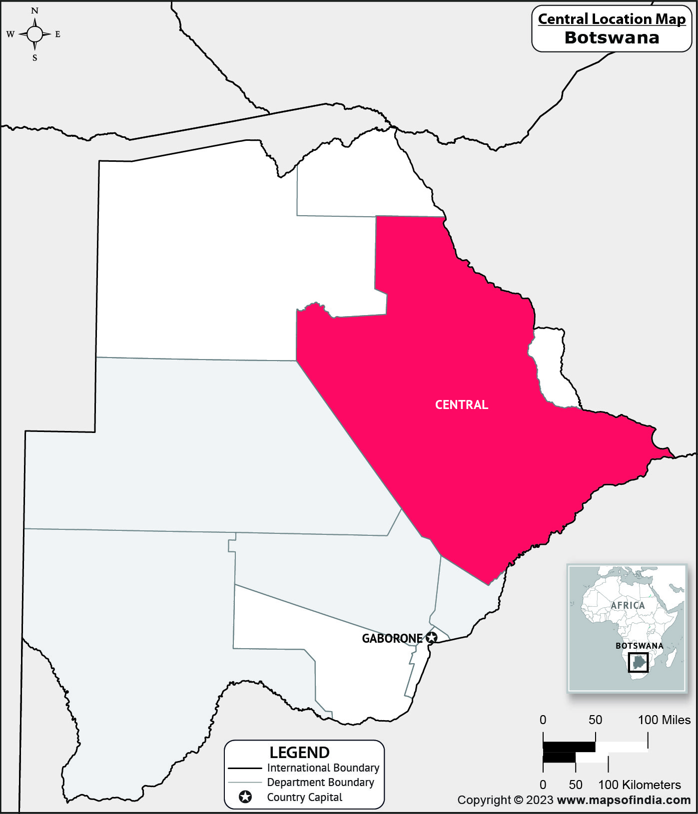 Central Location Map