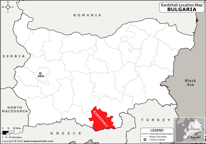 Where is Kardzhali Located in Bulgaria? | Kardzhali Location Map in the ...