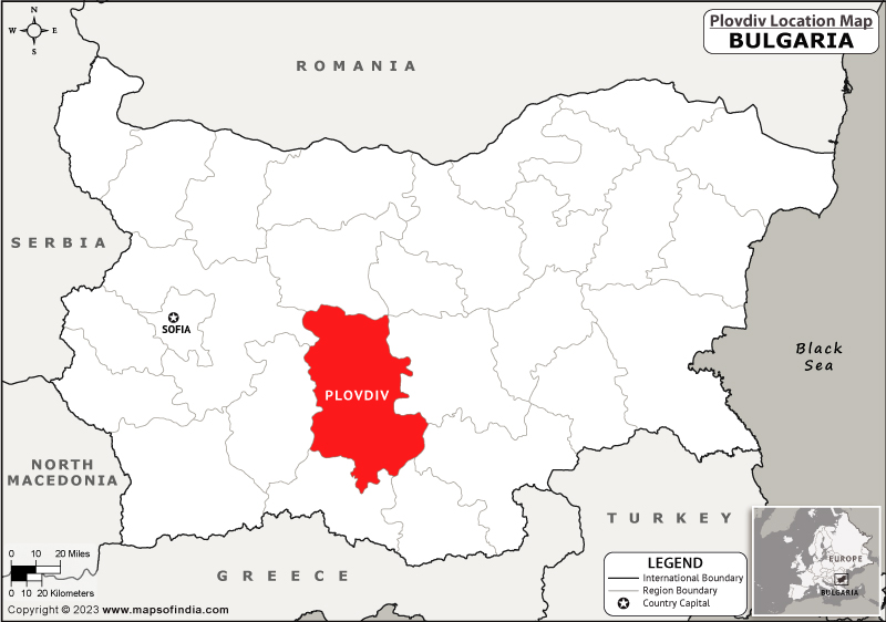 Plovdiv Location Map