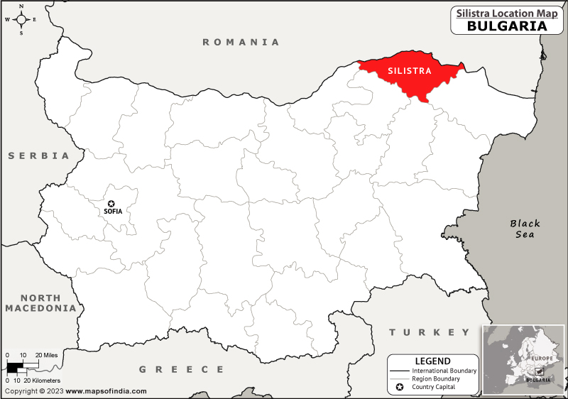 Silistra Location Map
