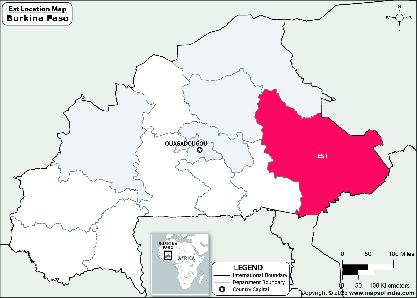 Est Location Map
