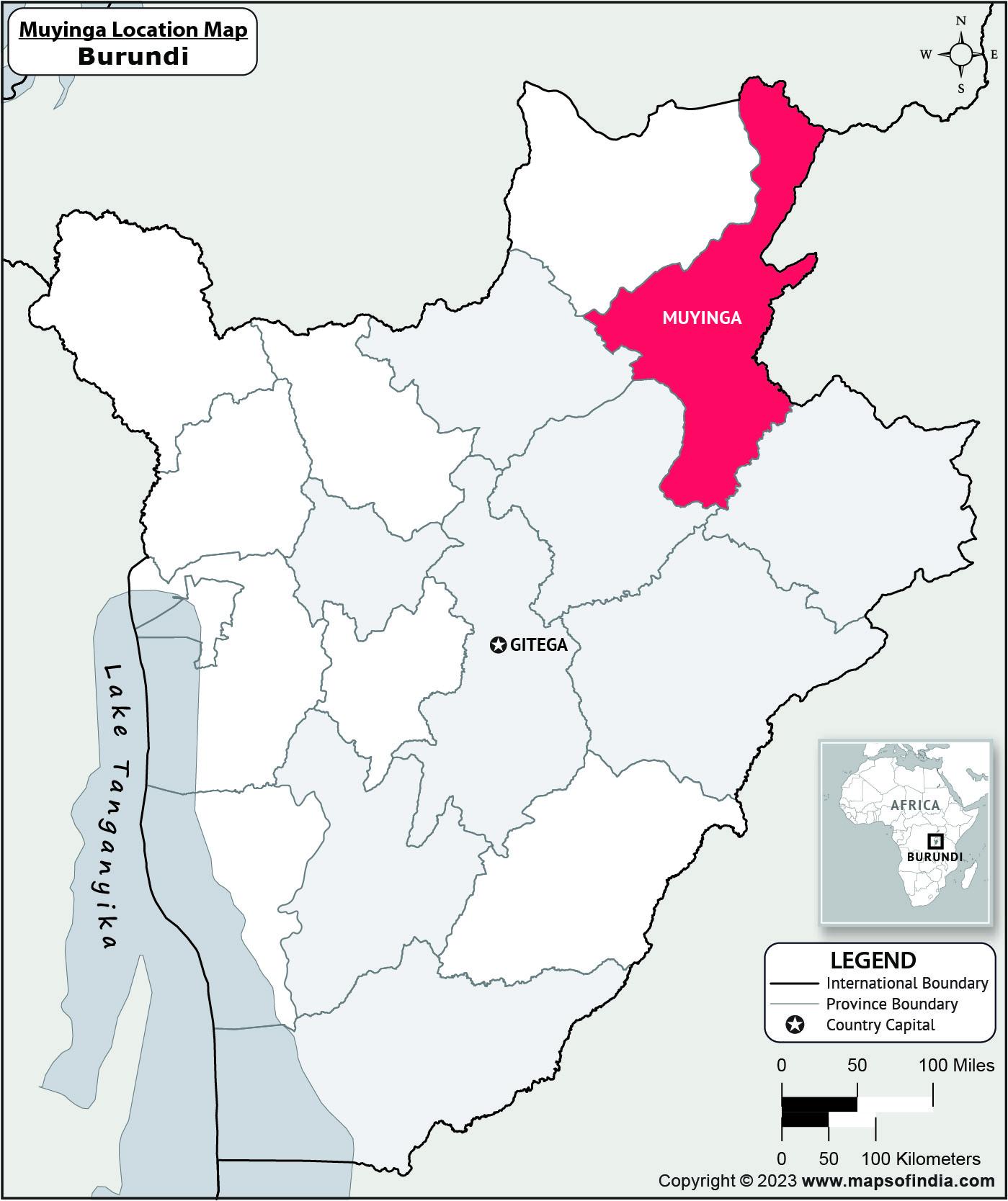 Muyinga, Google Map, Burundi Google Map of Muyinga Satellite View