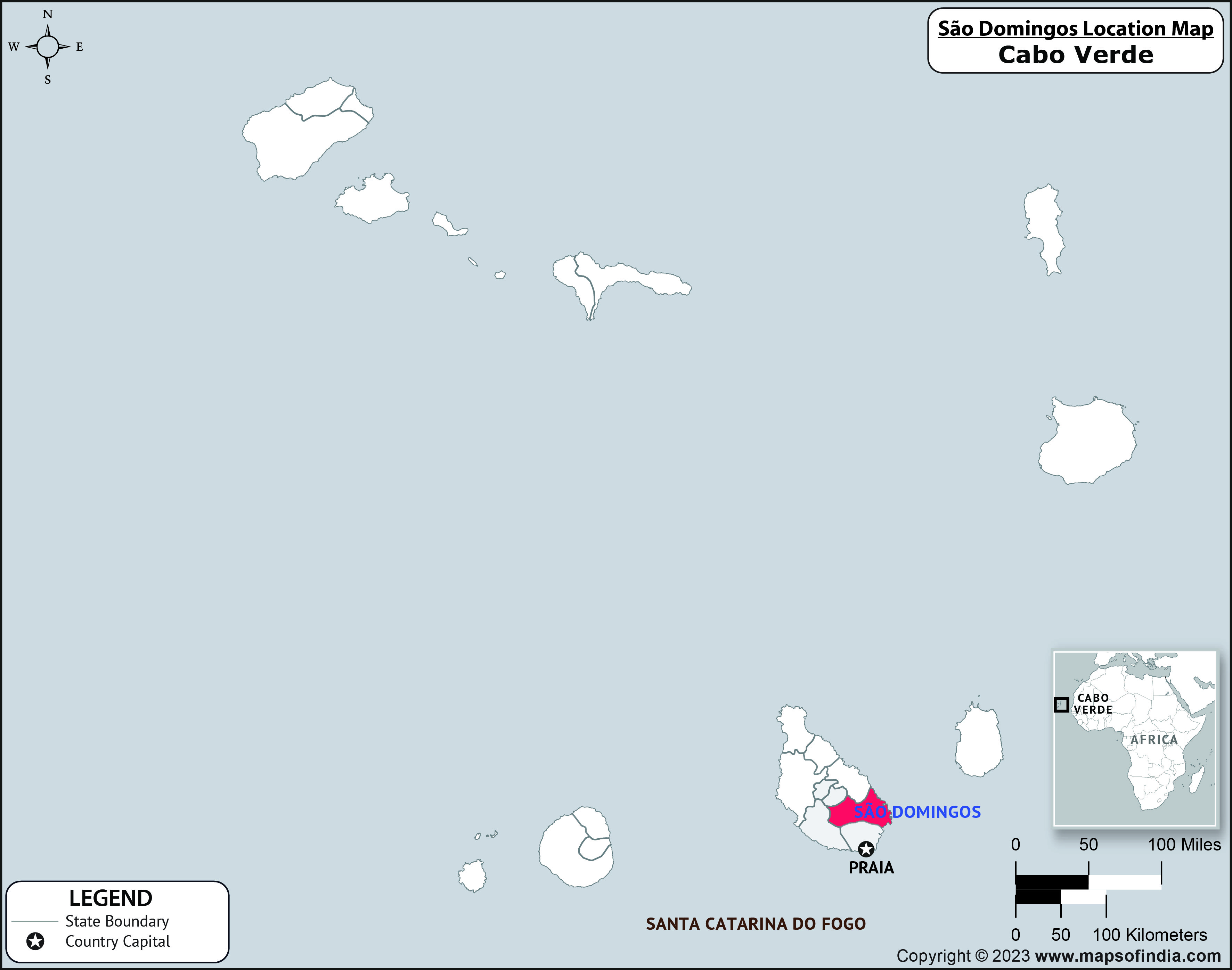 Sao Domingos Location Map