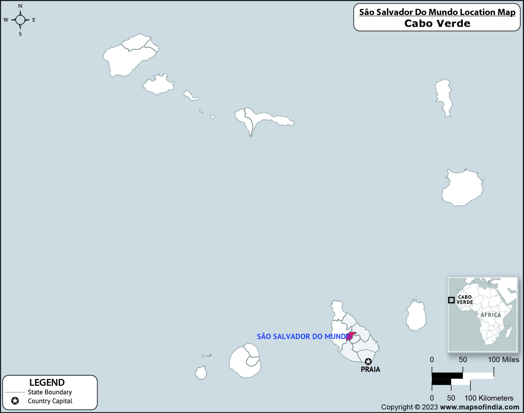 Sao Salvador Do Mundo Location Map