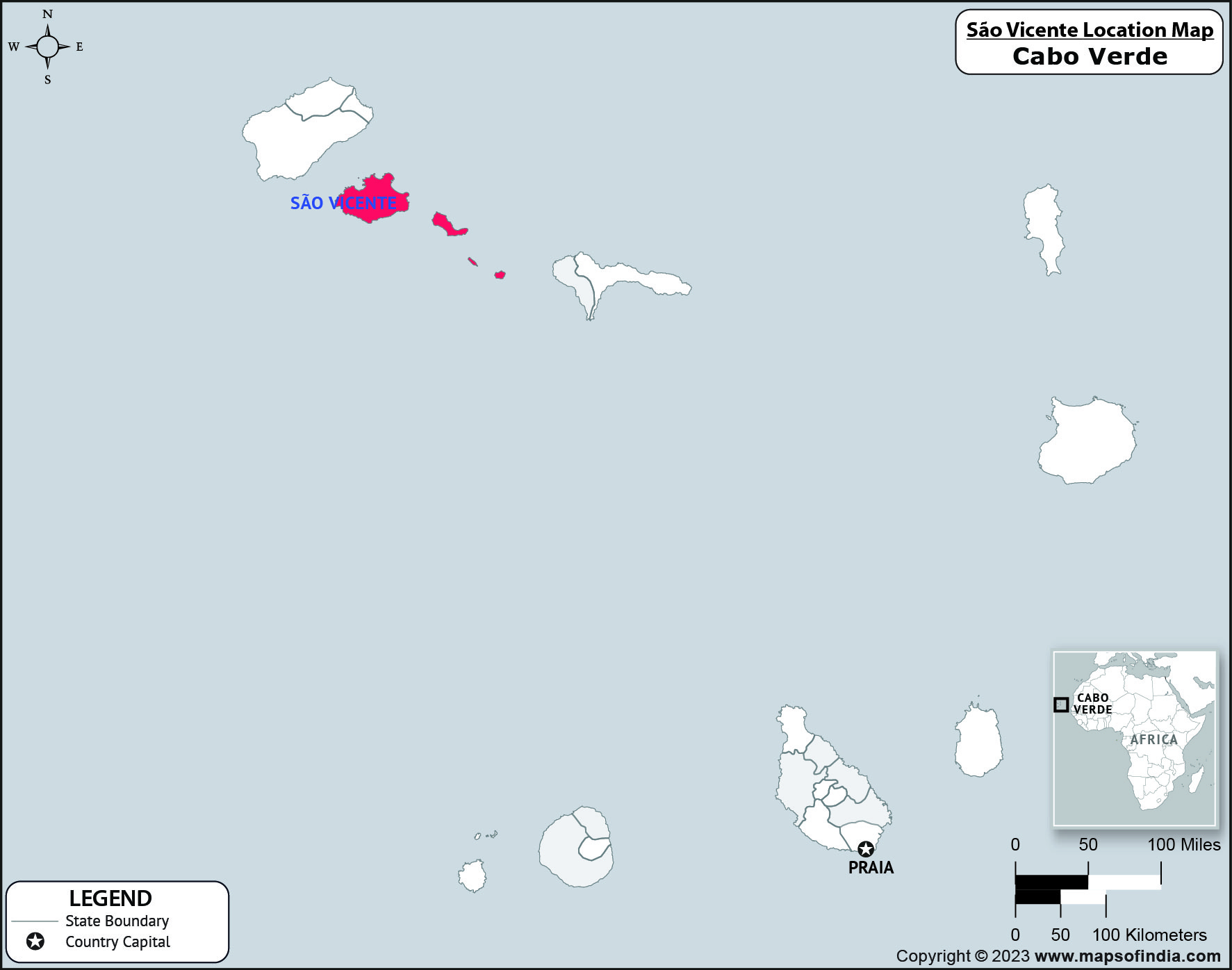 Sao Vicente Location Map