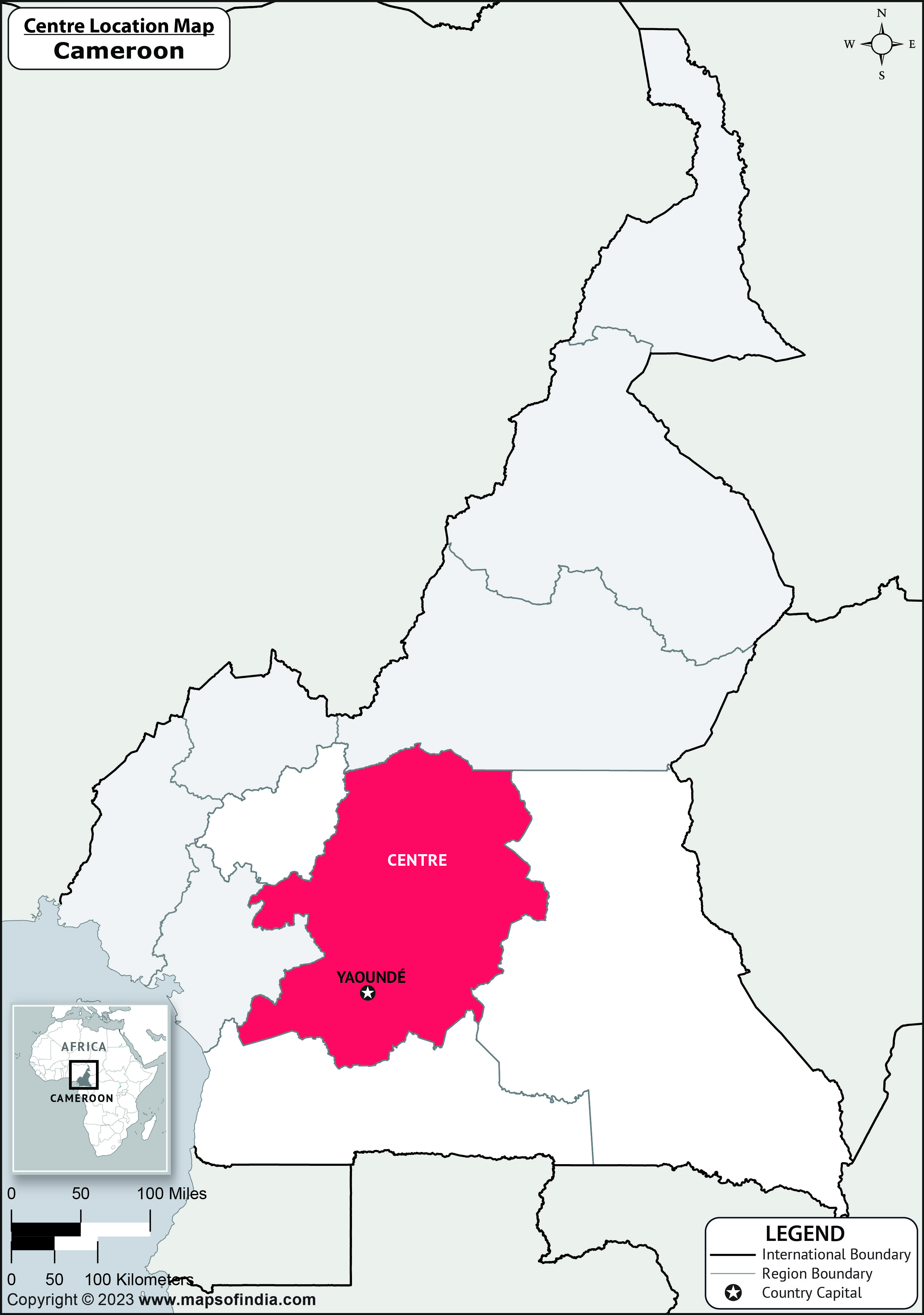 Centre Location Map