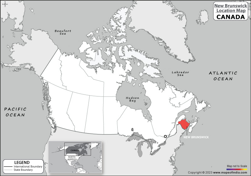 new-brunswick Location Map