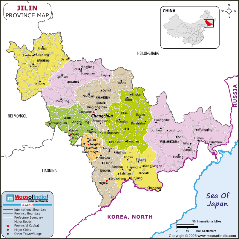 Jilin Map | Location and Geography of Jilin Russia Jilin map showing location, boundaries, major cities and geographical features of the Republic of Jilin in Russia