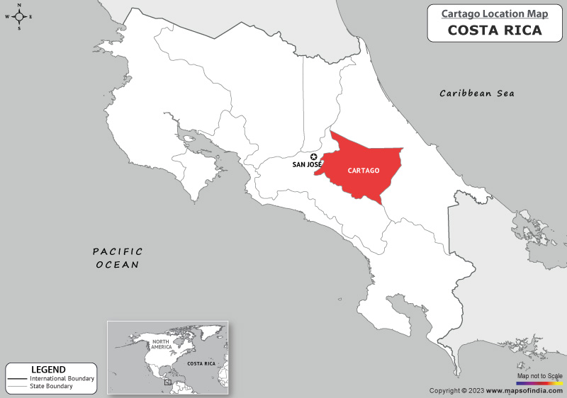 cartago Location Map