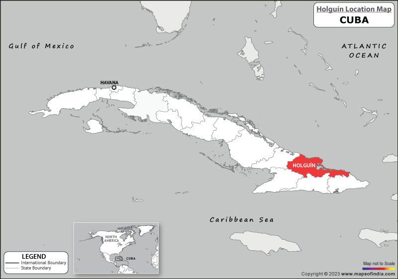 holguin Location Map