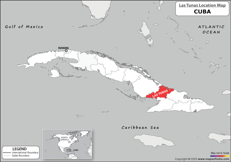 las-tunas Location Map