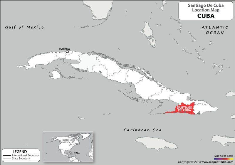santiago Location Map
