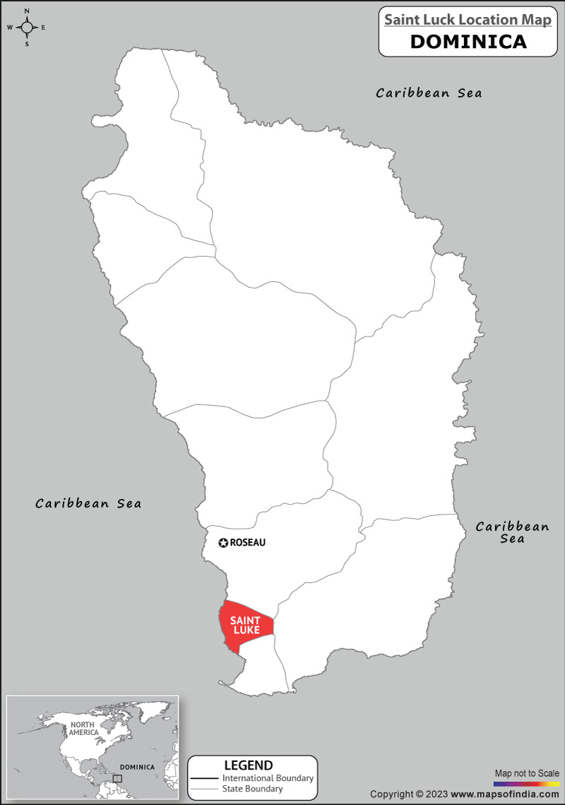 Saint Luke Location Map