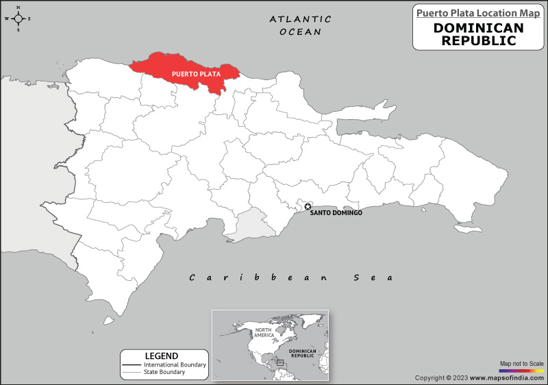 Puerto Plata Location Map