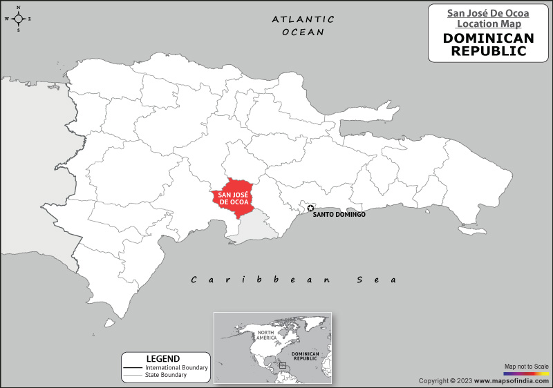 San Jose De Ocoa Location Map