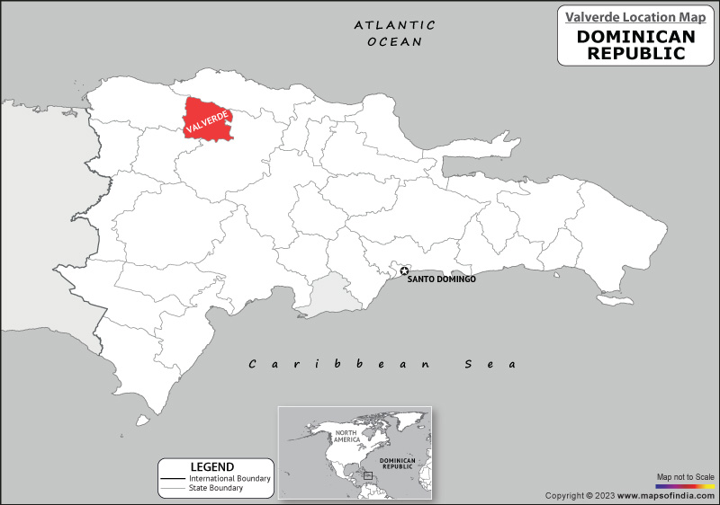 Valverde Location Map