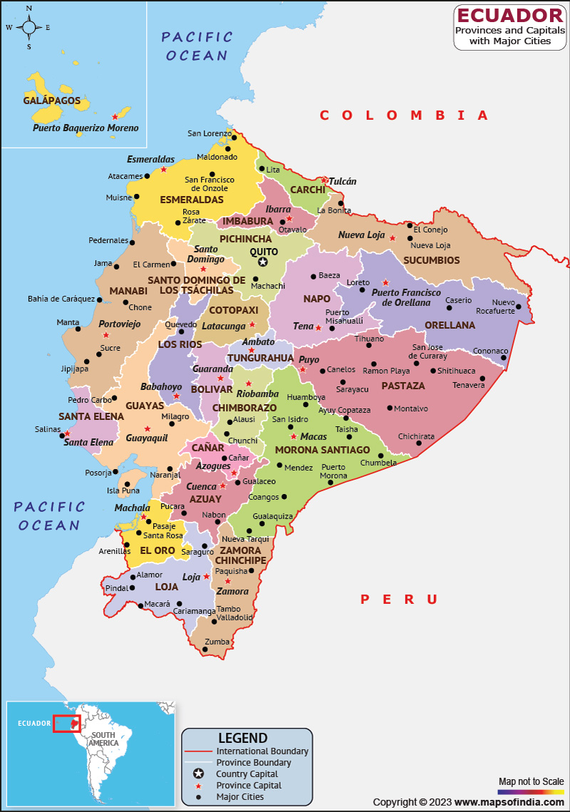 MAPA DEL ECUADOR
