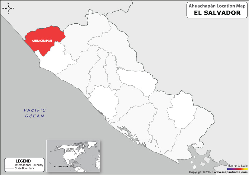 Ahuachapan Location Map
