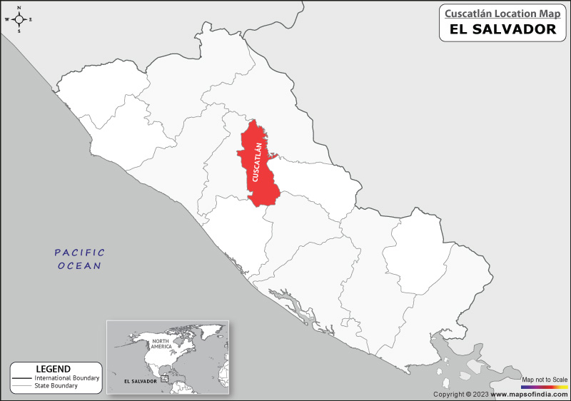 Cuscatlan Location Map