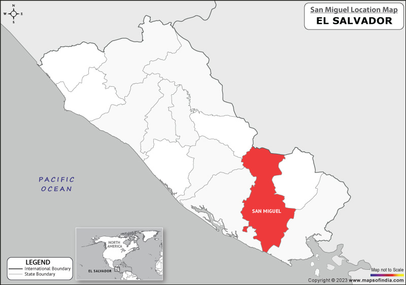 San Miguel Location Map