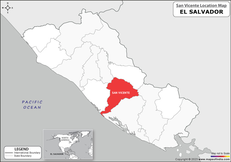 San Vicente Location Map