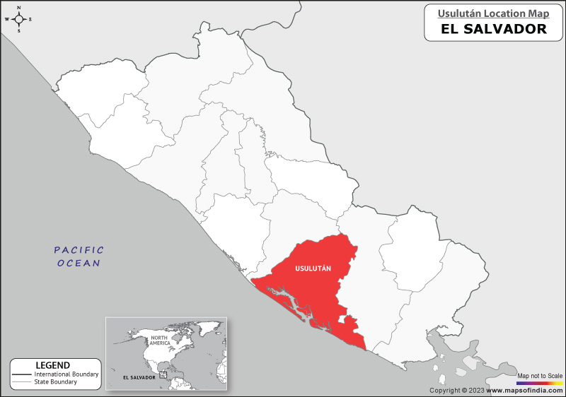Usulutan Location Map