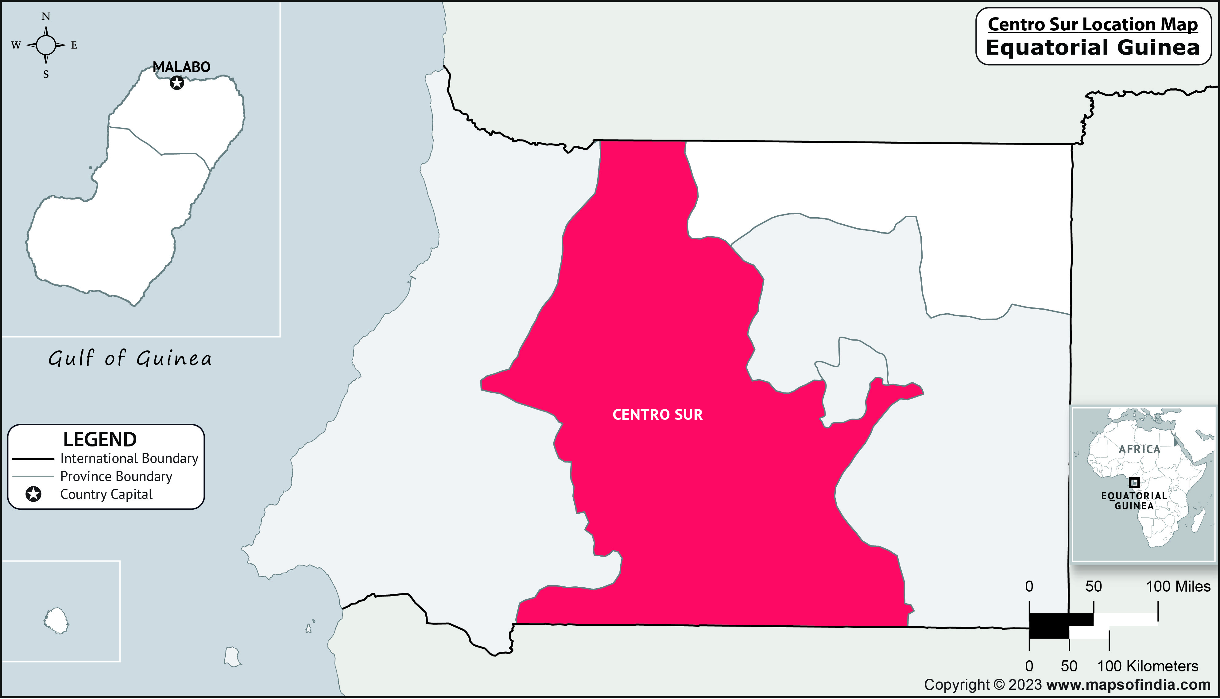 Centro Sur Location Map