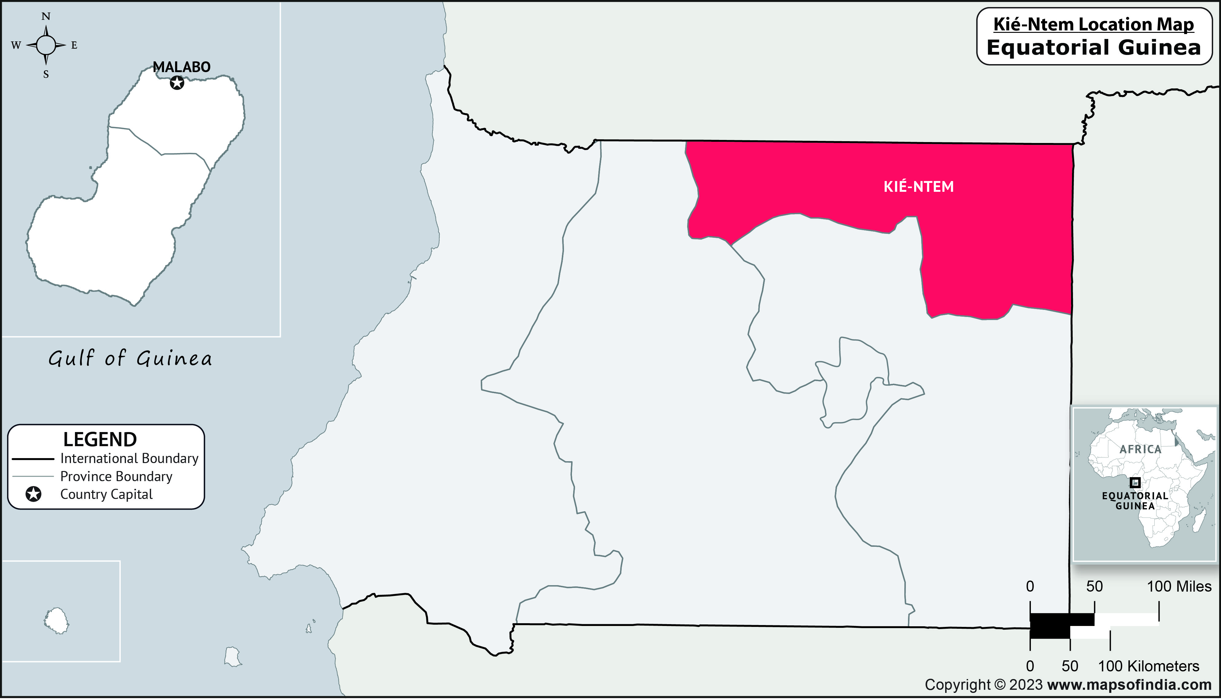 Kie Ntem Location Map
