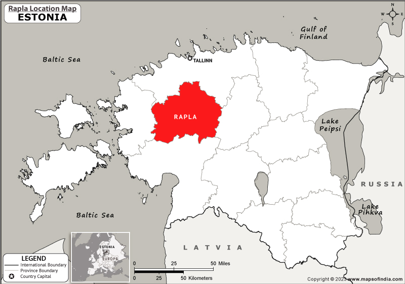 Rapla Location Map