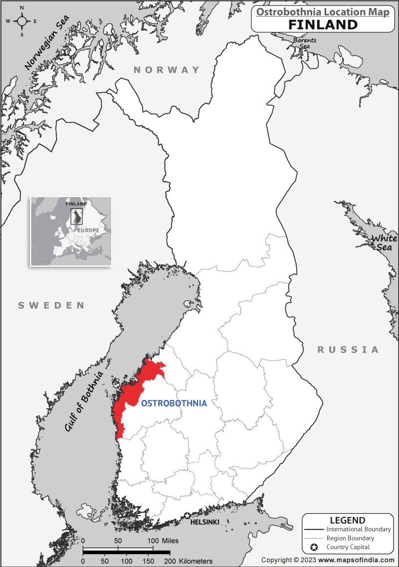 Ostrobothnia Location Map