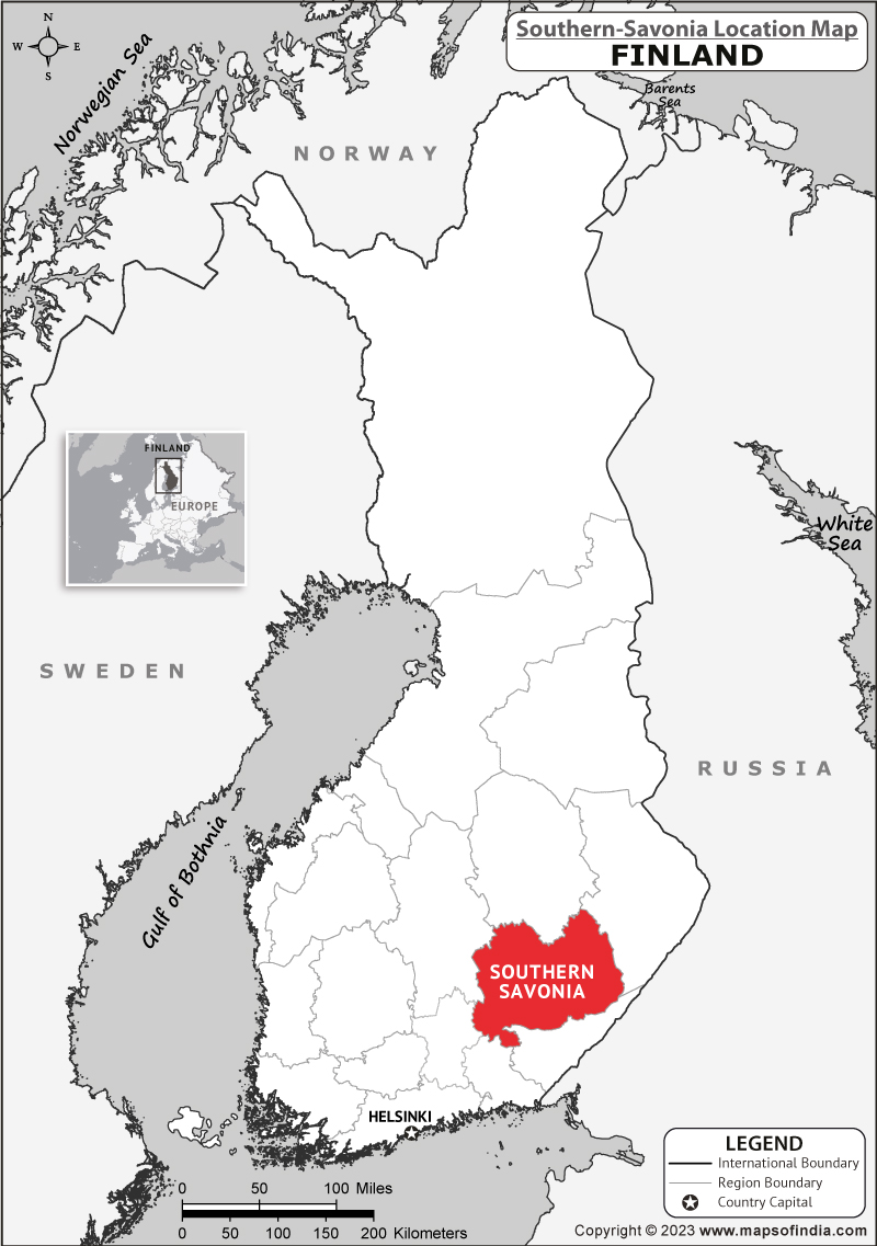 Southern Savonia Location Map
