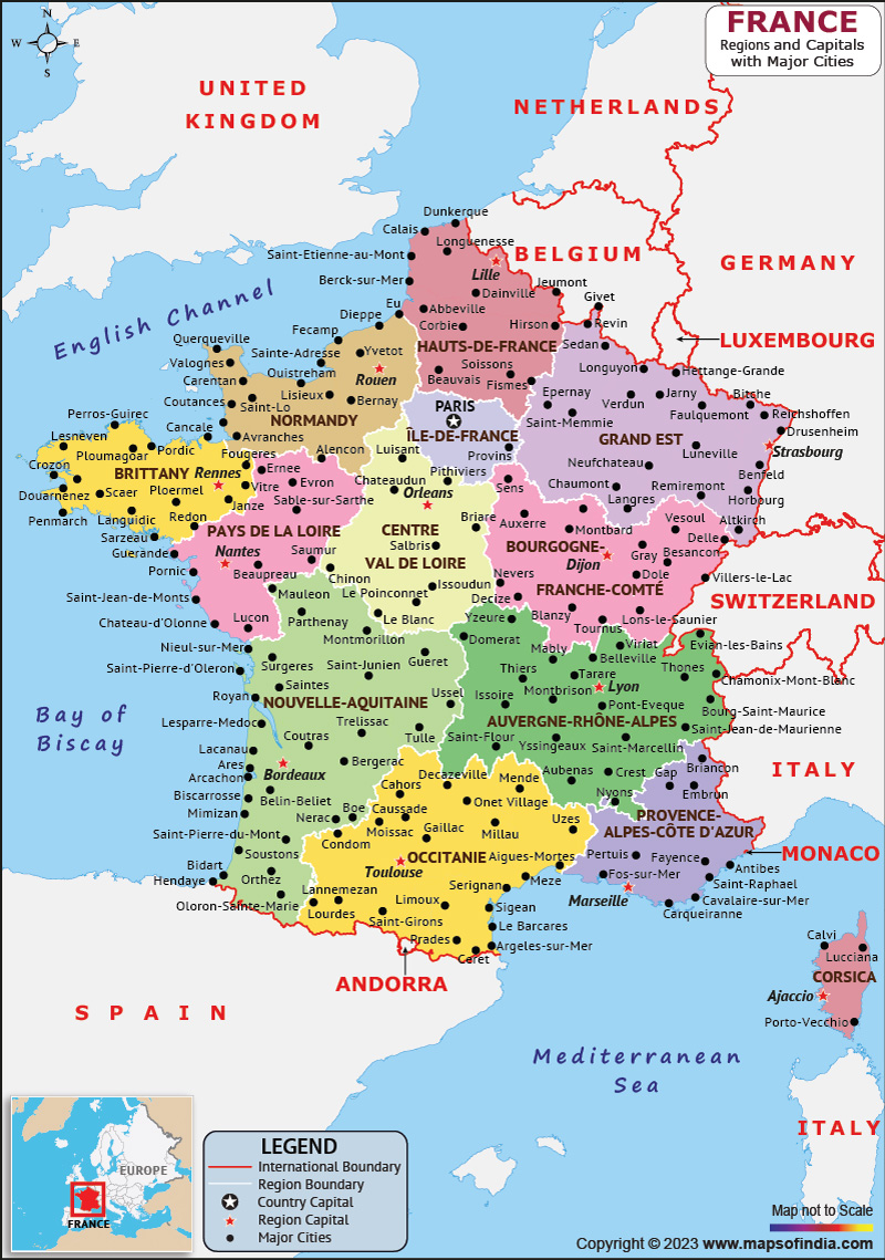 Regions Of France France For Families