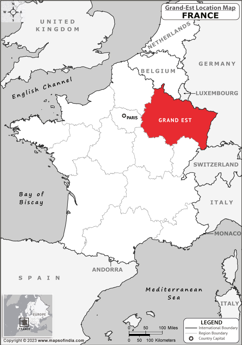 Grand Est Location Map